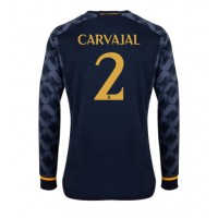 Pánský Fotbalový dres Real Madrid Daniel Carvajal #2 2023-24 Venkovní Dlouhý Rukáv